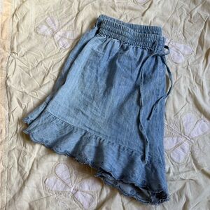 Pilcro Anthropologie Chambray Shorts